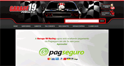 Desktop Screenshot of garage19racing.com.br